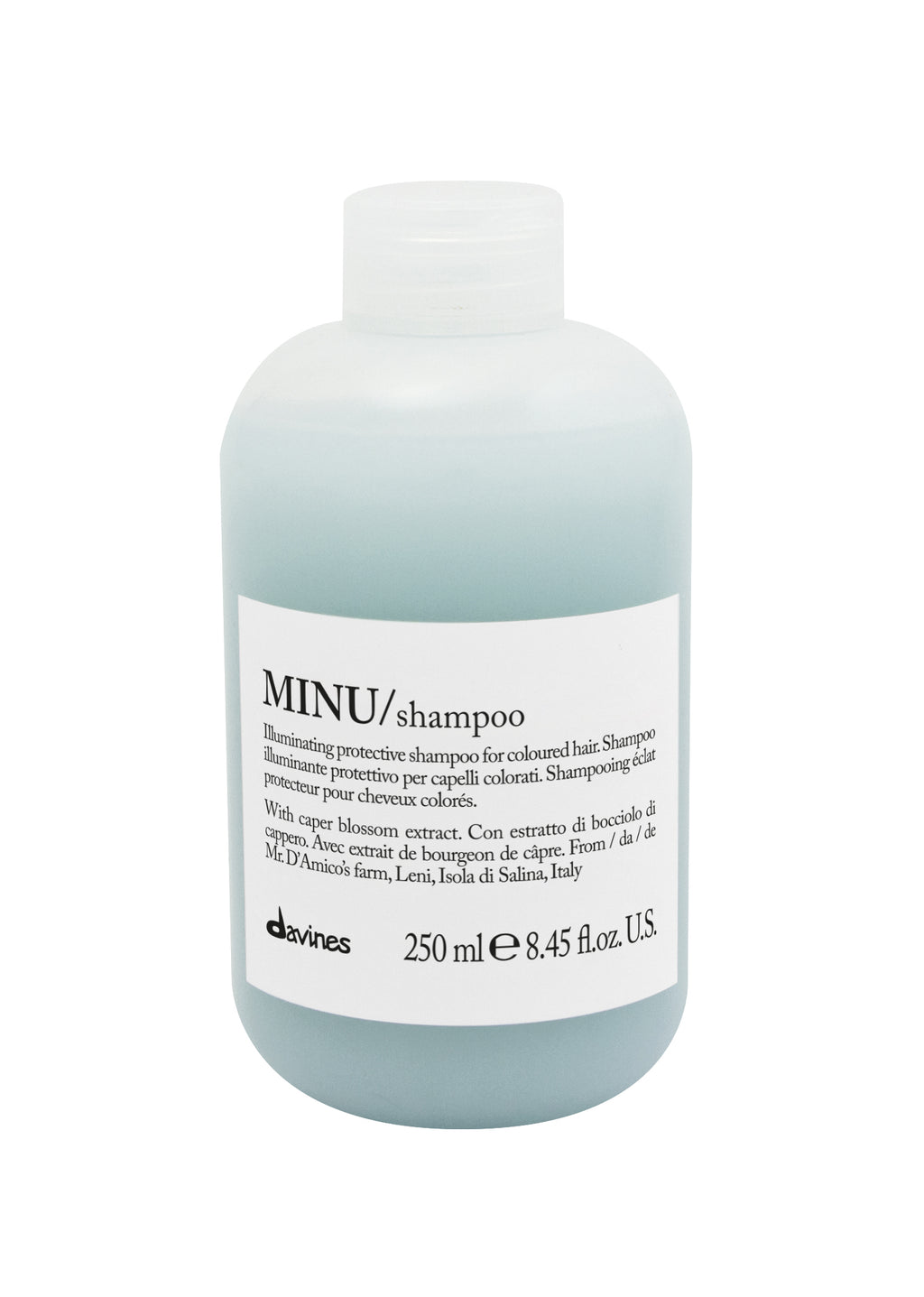 MINU shampoo - rozświetlający szampon do włosów farbowanych